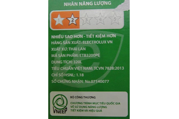 Tủ lạnh Electrolux 320 lít ETB3200PE-RVN Màu Bạc