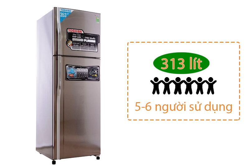 Dung tích 313 lít