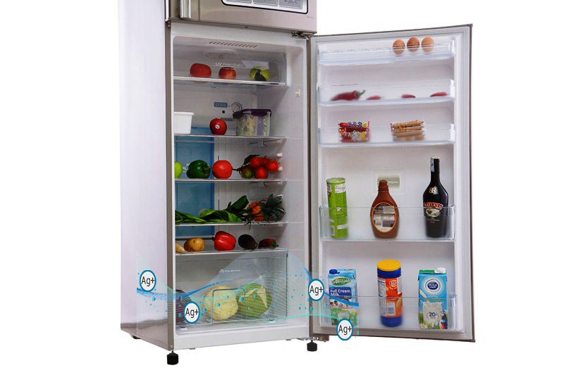 Ngăn rau củ được trang bị công nghệ kháng khuẩn Ag+