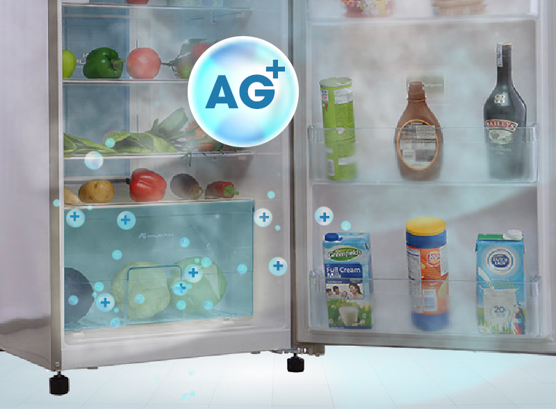Ngăn rau củ phủ nano Bạc Ag+: Ngăn rau củ phủ nano Bạc Ag+:
