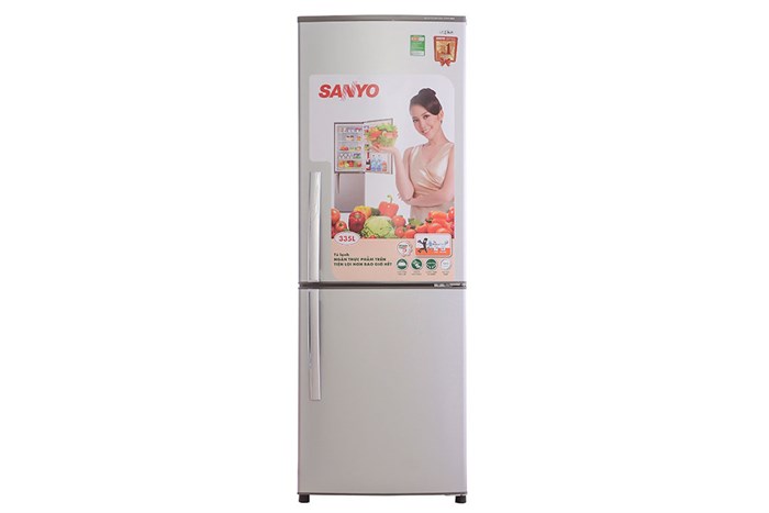 Tủ lạnh Sanyo SR-345RB 335 lít Màu Bạc