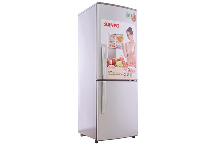 Tủ lạnh Sanyo SR-345RB 335 lít Màu Bạc