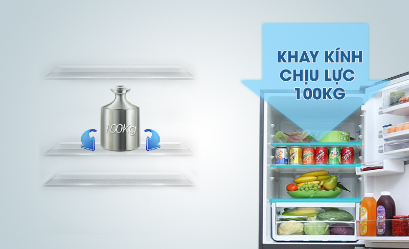 Với khay kính chịu lực, người tiêu dùng sẽ không lo rằng khay kính của tủ lạnh Electrolux EBB2600PA bị hỏng Với khay kính chịu lực, người tiêu dùng sẽ không lo rằng khay kính của tủ lạnh Electrolux EBB2600PA bị hỏng