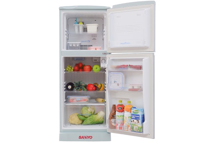 Tủ lạnh Sanyo SR-145RN 130 lít Màu Bạc