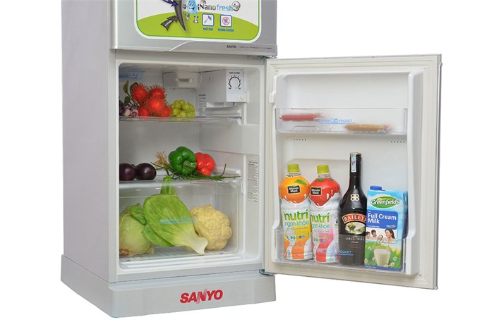 Tủ lạnh Sanyo SR-125RN 110 lít Màu Xám