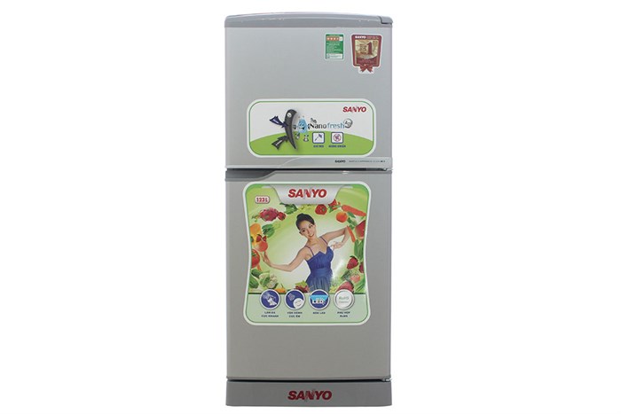 Tủ lạnh Sanyo SR-125RN 110 lít Màu Bạc