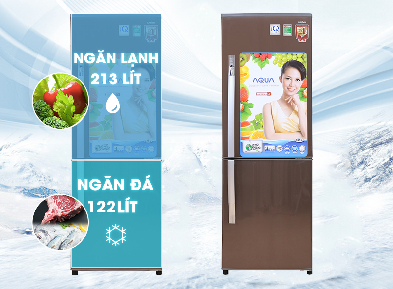 Tủ lạnh Sanyo SR-PQ345RB Tủ lạnh Sanyo SR-PQ345RB