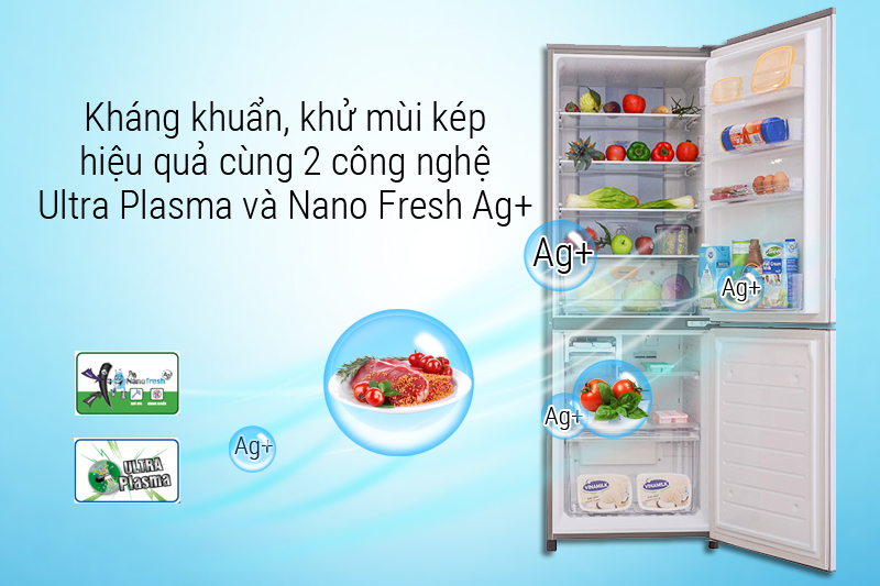 Công nghệ khử mùi kép Nano Frsh Ag+ và Ultra Plasma