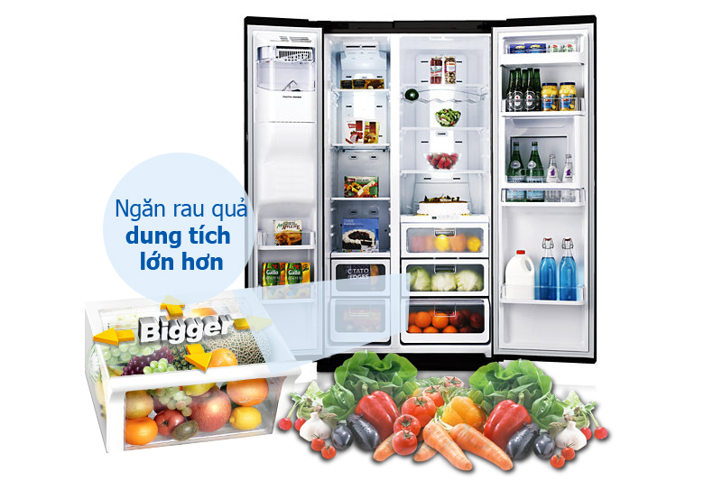 Tủ lạnh Samsung 506 lít RS22HZNBP1/XSV