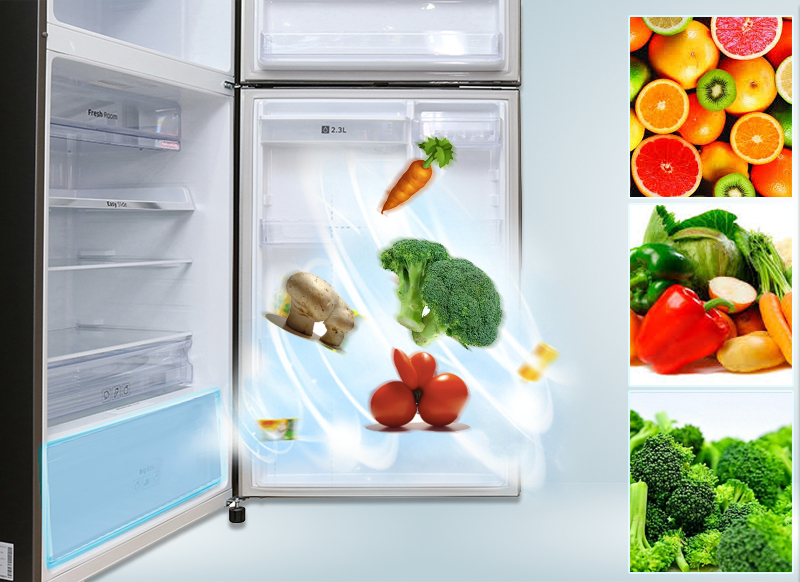 Ngăn rau quả giữ ẩm tiện lợi Ngăn rau quả giữ ẩm tiện lợi