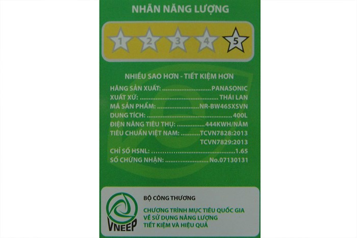 Tủ lạnh Panasonic 400 lít NR-BW465 Màu Xám