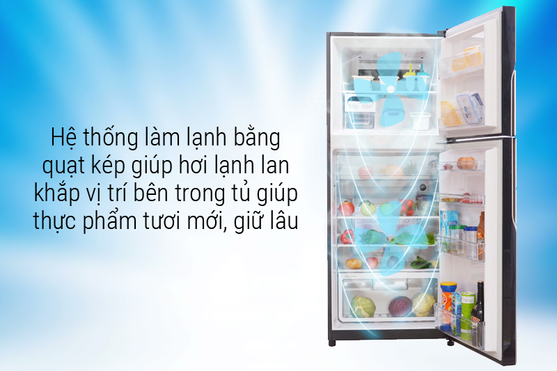 Hệ thống làm lạnh bằng quạt kép