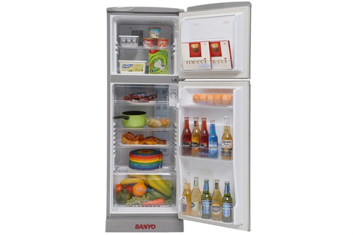 Tủ lạnh Sanyo SR-165RN 150 lít Màu Bạc