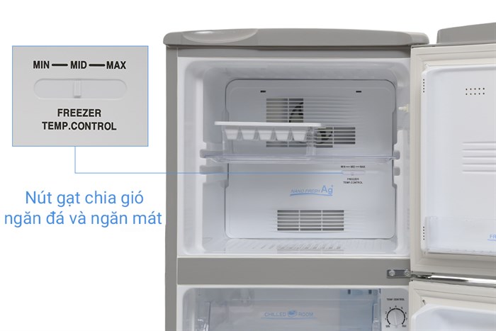 Tủ lạnh Sanyo SR-165RN 150 lít Màu Bạc