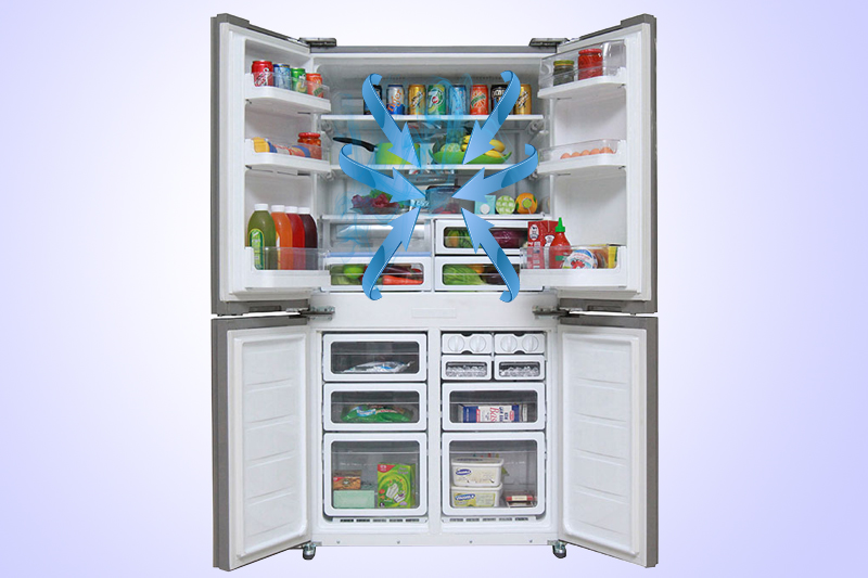 Sharp SJ-FB74V-SL trang bị hệ thống làm lạnh kép