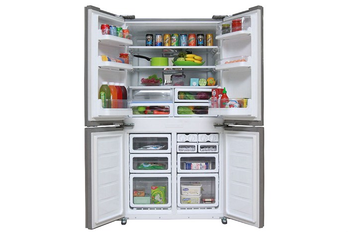 Tủ lạnh Sharp 626 lít SJ-FB74V Màu Bạc