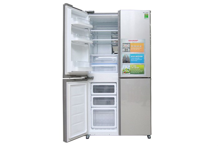 Tủ lạnh Sharp 626 lít SJ-FB74V Màu Bạc