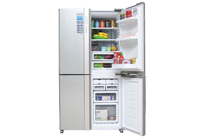 Tủ lạnh Sharp 626 lít SJ-FB74V Màu Bạc