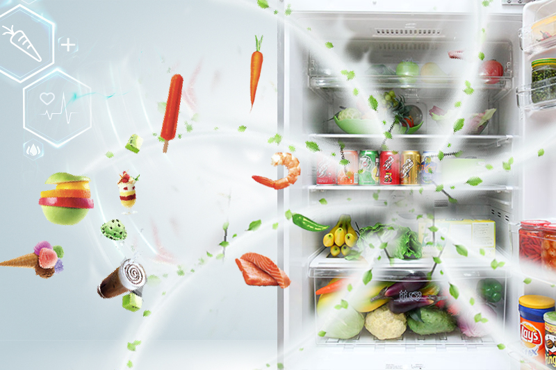 Hệ thống lọc mùi kép Deo Fresh diệt khuẩn hiệu quả