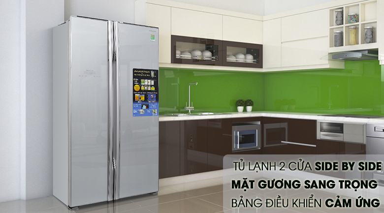 Tủ lạnh Hitachi Inverter 605 lít R-S700PGV2 GS