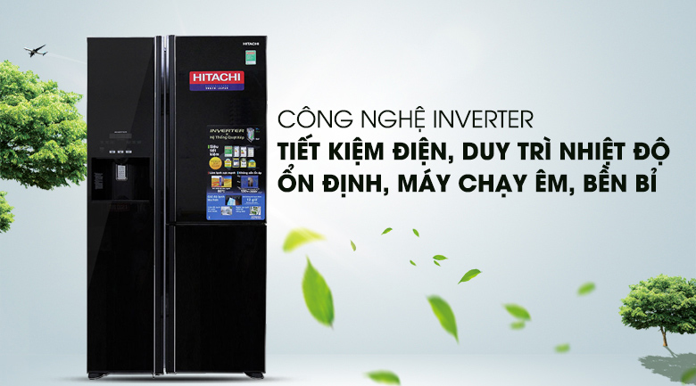 Tủ lạnh Hitachi Inverter 584 lít R-M700GPGV2 GBK
