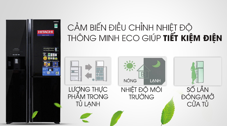 Tủ lạnh Hitachi Inverter 584 lít R-M700GPGV2 GBK