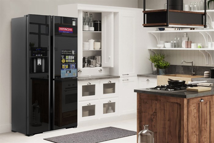 Tủ lạnh Hitachi Inverter 584 lít R-M700GPGV2 GBK Màu Đen