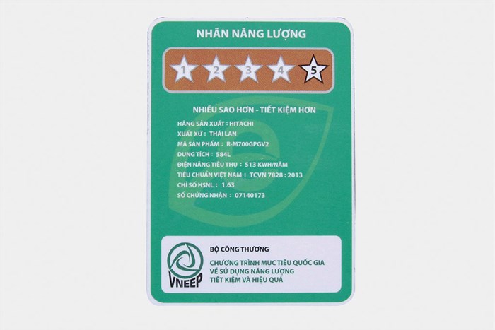 Tủ lạnh Hitachi Inverter 584 lít R-M700GPGV2 GBK Màu Đen