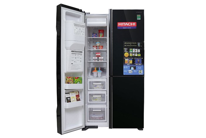 Tủ lạnh Hitachi Inverter 584 lít R-M700GPGV2 GBK Màu Đen
