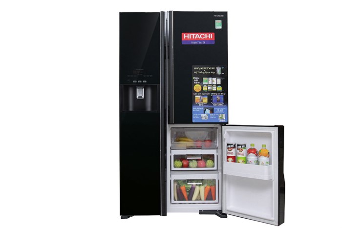 Tủ lạnh Hitachi Inverter 584 lít R-M700GPGV2 GBK Màu Đen
