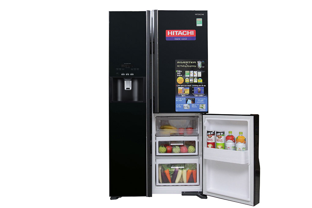 Tá»§ láº¡nh Hitachi Inverter 584 lÃ­t R-M700GPGV2 GBK hÃ¬nh 5