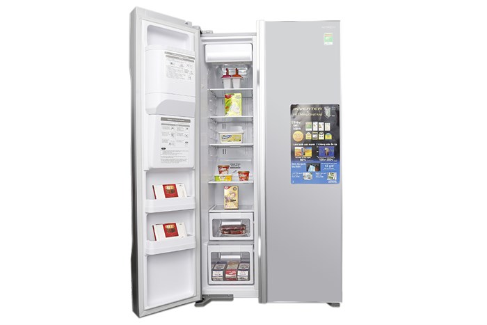 Tủ lạnh Hitachi Inverter 589 lít R-S700GPGV2 GS Màu Bạc