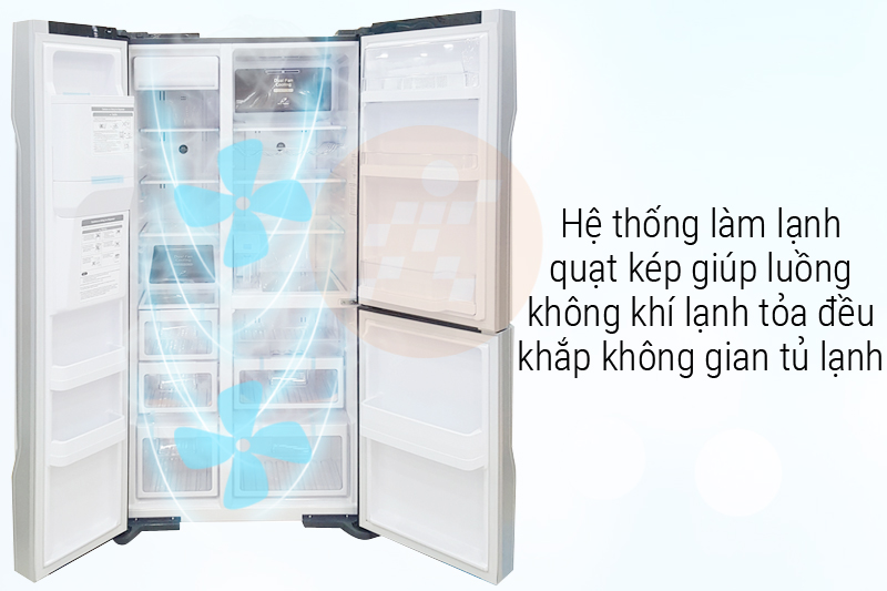 Hệ thống làm lạnh quạt kép Hệ thống làm lạnh quạt kép