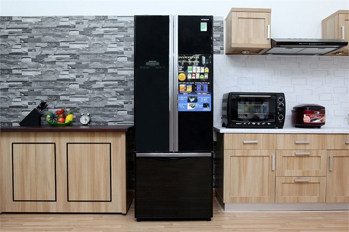 Tủ lạnh Hitachi Inverter 382 lít R-WB475PGV2 GBK Màu Đen