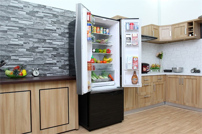 Tủ lạnh Hitachi Inverter 382 lít R-WB475PGV2 GBK Màu Đen