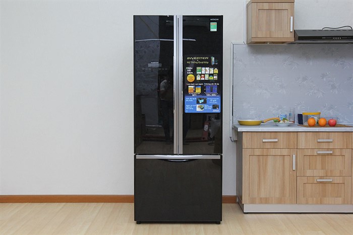 Tủ lạnh Hitachi Inverter 429 lít R-WB545PGV2 GBK Màu Đen