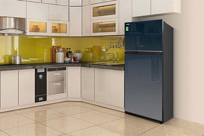 Tủ lạnh Toshiba Inverter 600 lít GR-WG66VDAZ Màu Xanh rêu