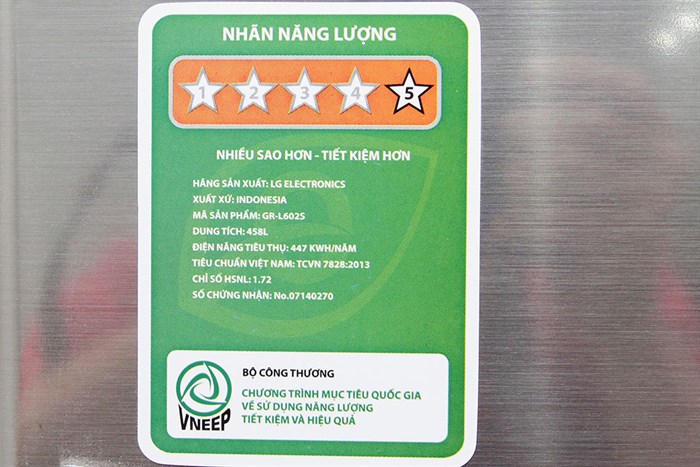 Tủ lạnh LG Inverter 458 lít GR-L602S Màu Xám