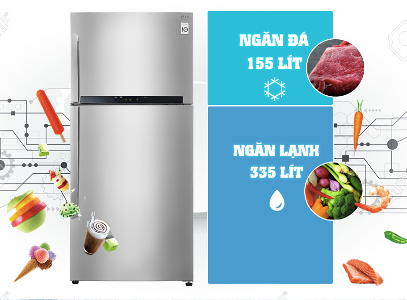 Với thiết kế sang trọng và gam màu có phần tinh tế, tủ lạnh LG GR-L702S sẽ mang đến cho người dùng một góc bếp thật hiện đại