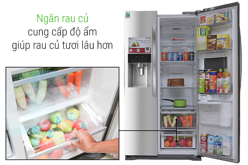 Ngăn rau củ