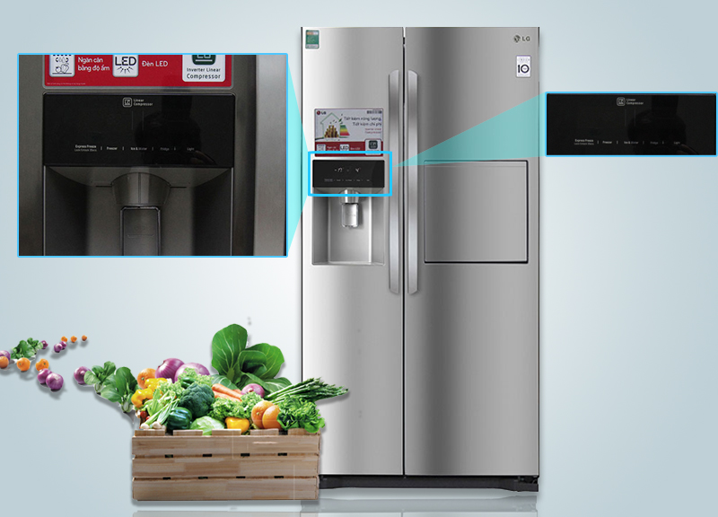 Bảng điều khiển bên ngoài của tủ lạnh sẽ đảm bảo quá trình tùy chỉnh nhiệt độ tủ diễn ra một cách dễ dàng hơn Bảng điều khiển bên ngoài của tủ lạnh sẽ đảm bảo quá trình tùy chỉnh nhiệt độ tủ diễn ra một cách dễ dàng hơn