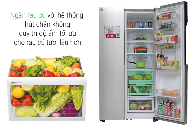 Ngăn rau củ