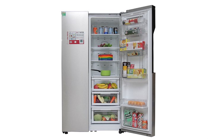 Tủ lạnh LG 629 lít GR-R267JS Màu Xám