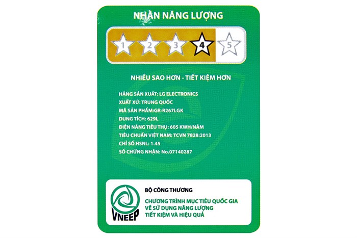 Tủ lạnh LG 629 lít GR-R267LGK Màu Nâu