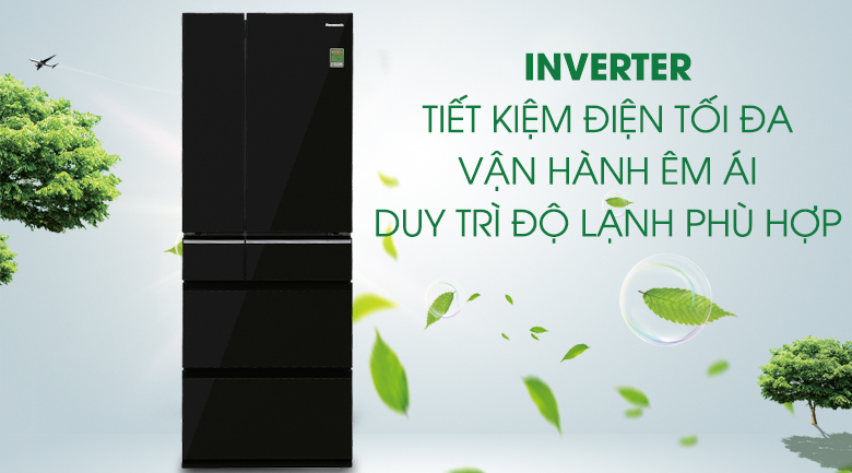 Công nghệ Inverter - Tủ lạnh Panasonic Inverter 489 lít NR-F510GT-X2