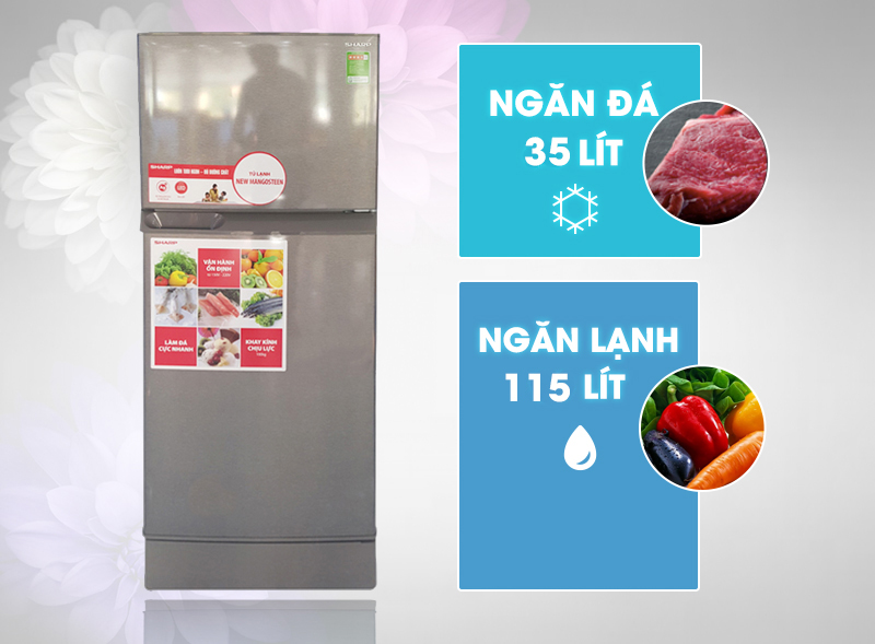 tủ lạnh Sharp 165 lít SJ-171E