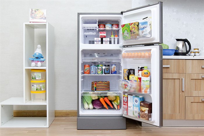 Tủ lạnh Sharp 165 lít SJ-172E Màu Bạc