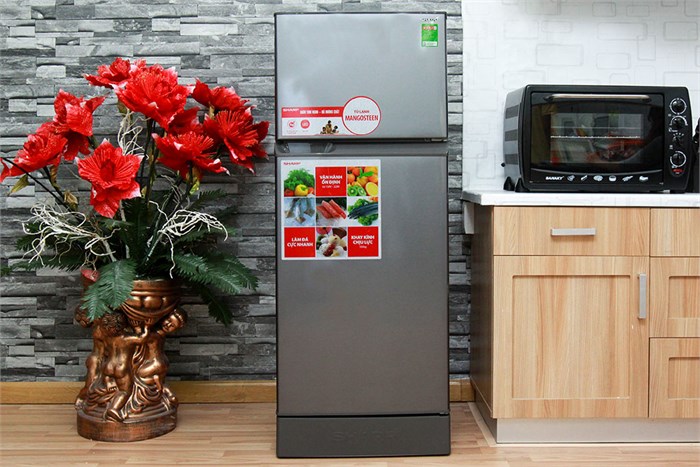 Tủ lạnh Sharp 180 lít SJ-191E-SL Màu Bạc