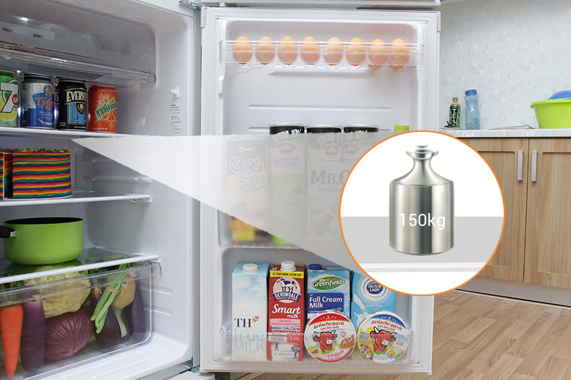 Sharp SJ-193E có khay kính chịu lực