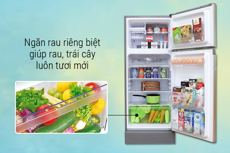 Ngăn rau riêng biệt